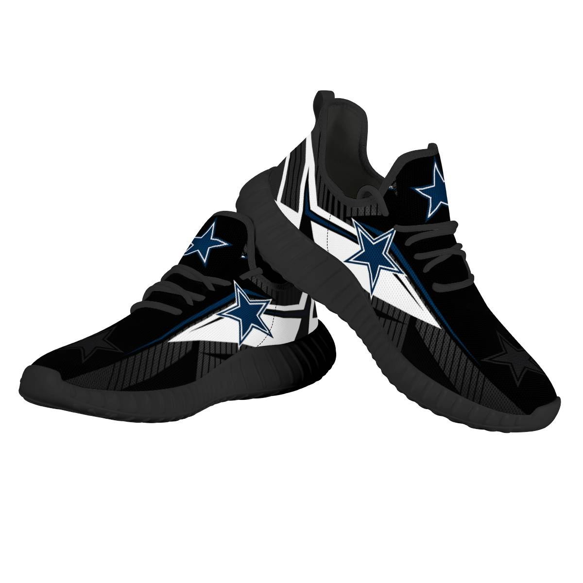 Women's NFL Dallas Cowboys Mesh Knit Sneakers/Shoes 013